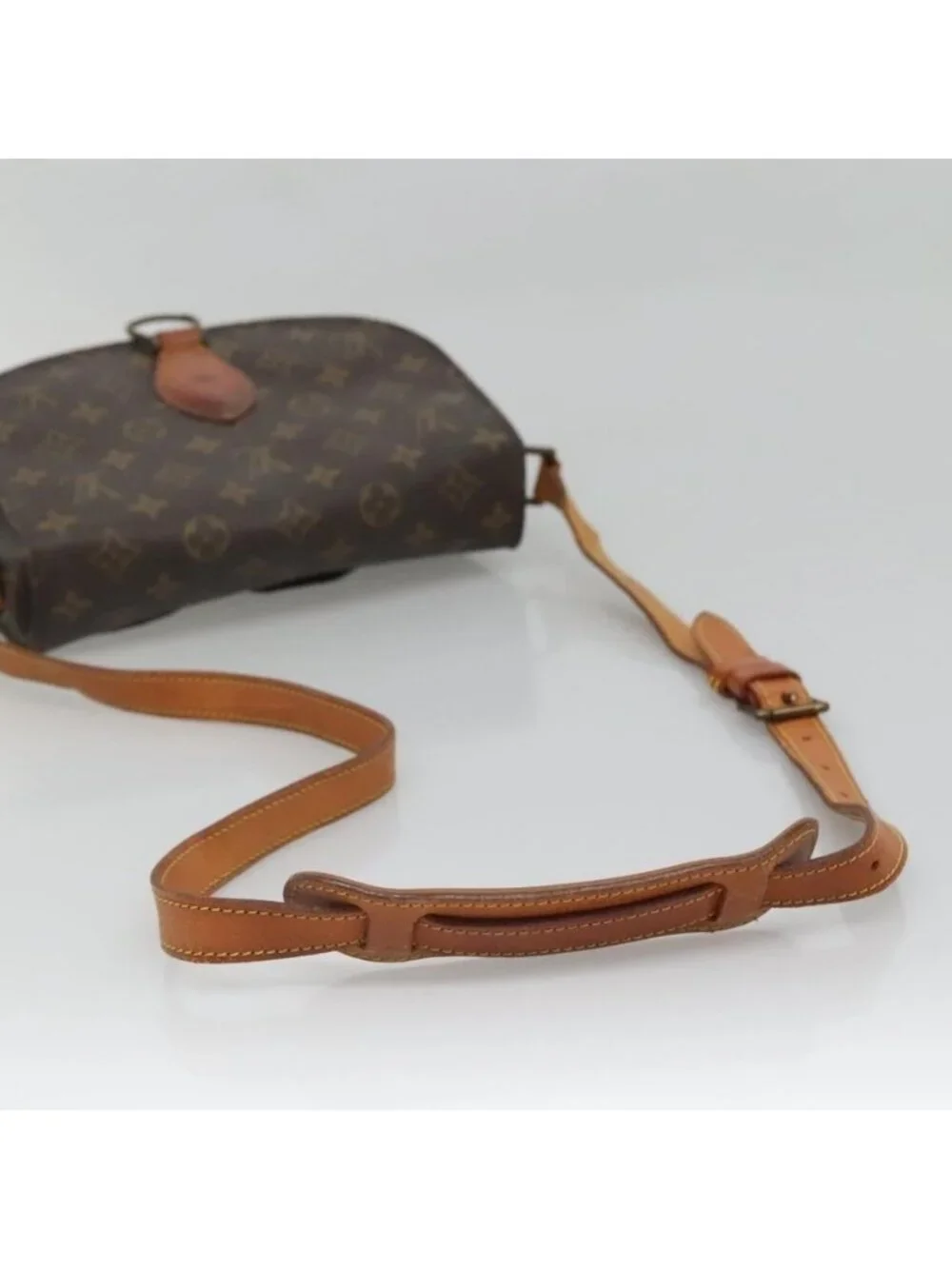 Authentic LOUIS VUITTON Monogram Saint Cloud GM Shoulder Bag M51242 LV